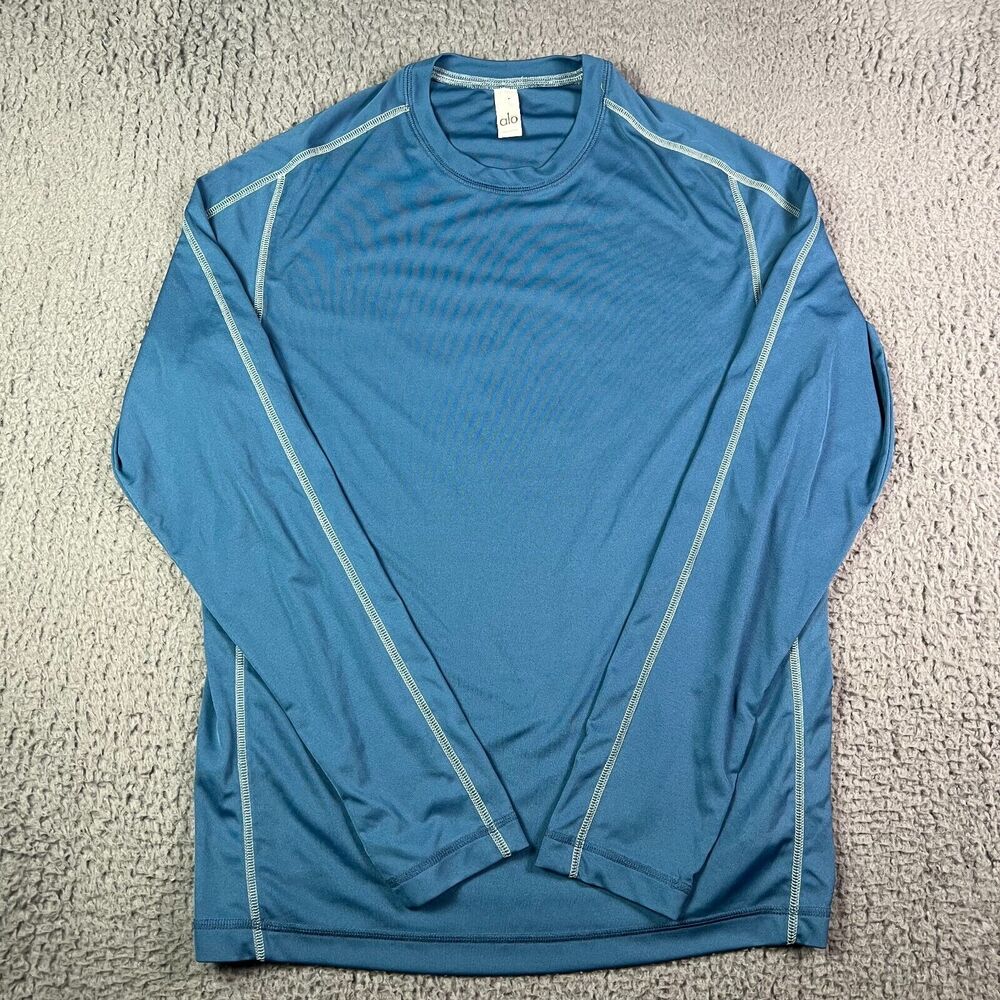 Blue Long Sleeve Men's Shirt